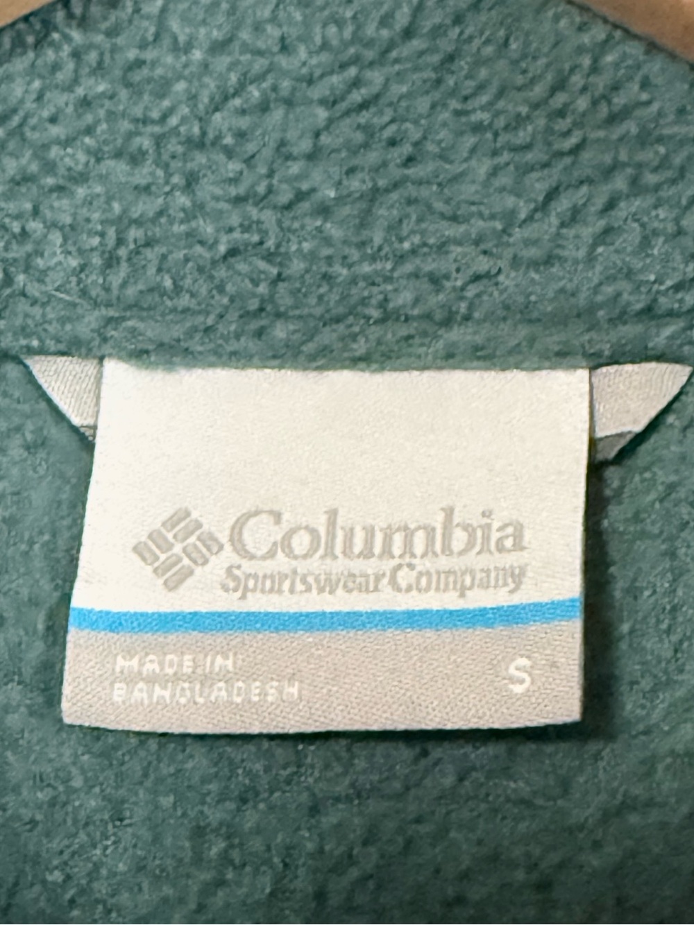 Columbia Fleece Mock Neck Zip Up Jacket Gorpcore Casual Outdoors - Picture 5 of 7